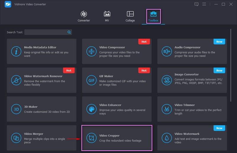 Video Cropper wählen