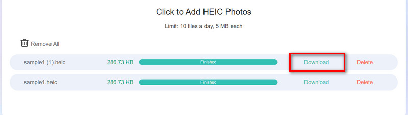 JPEG‑Fotos herunterladen