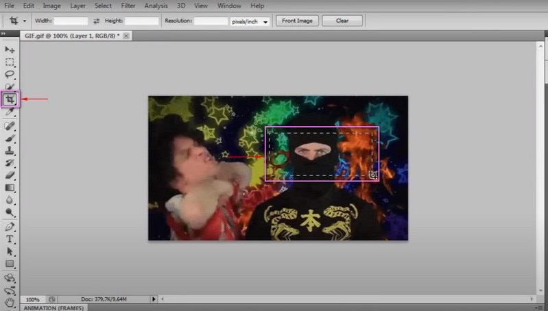 Photoshop: Ein GIF zuschneiden