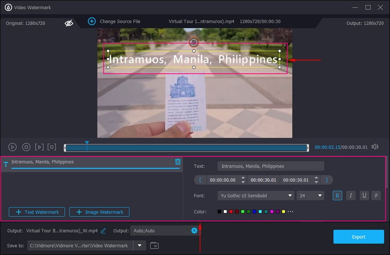 Text zum Video hinzufügen