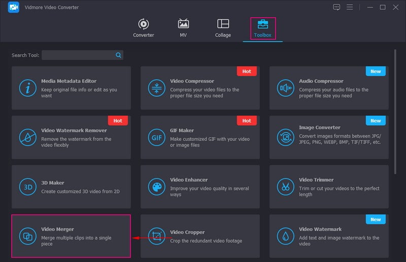 Video-Merger auswählen