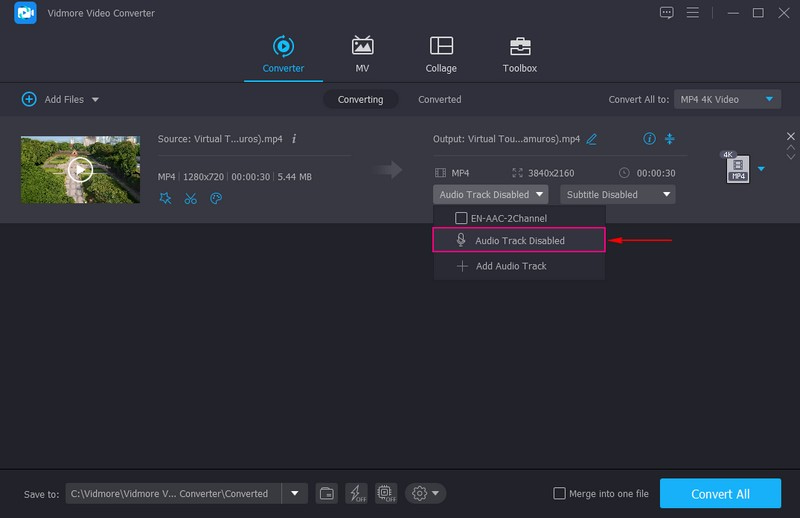 Video-Ton deaktivieren