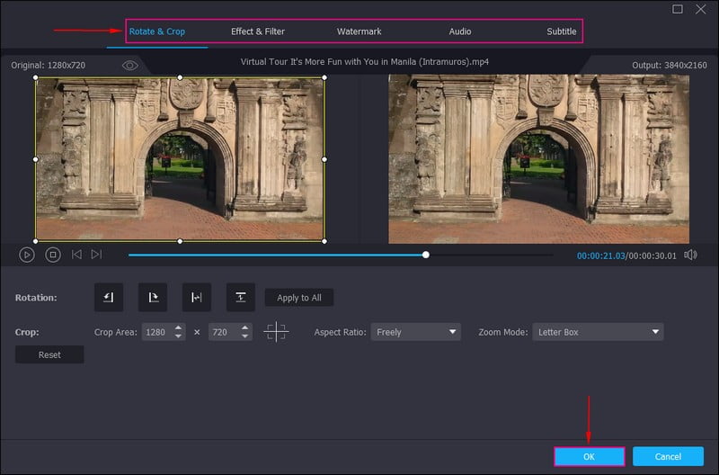 Videodatei bearbeiten