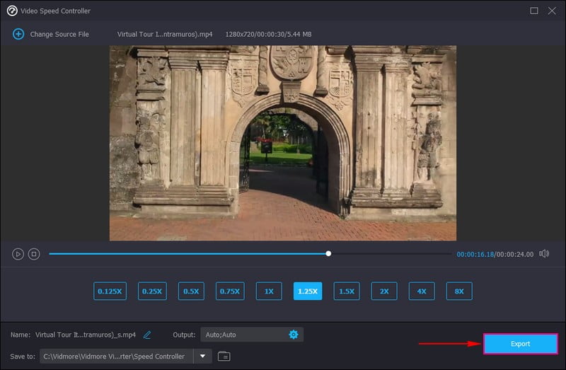 Videodatei exportieren