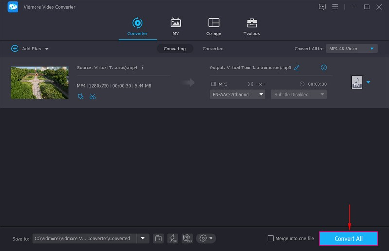 Audio aus dem Video extrahieren