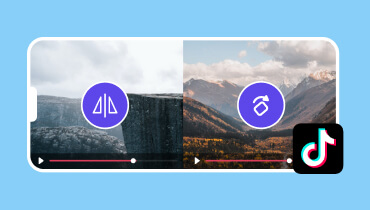 Video auf TikTok drehen und spiegeln