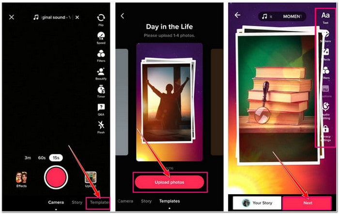 Wie man mit TikTok‑Templates eine Slideshow macht