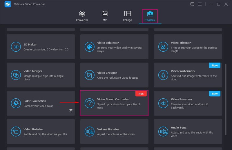 Video Speed Controller auswählen