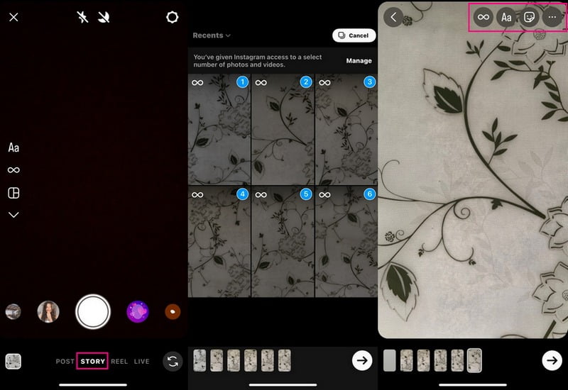 Wie man eine Diashow in der Instagram-Story erstellt