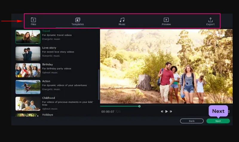 Movavi Slideshow Maker Wie man eine Diashow unter Windows und Mac erstellt