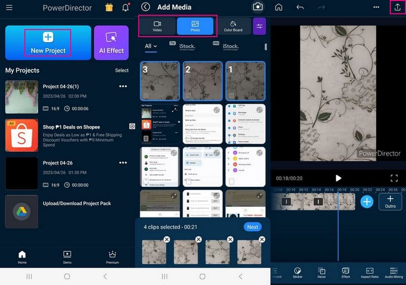Foto-Video-Maker für iPhone und Android
