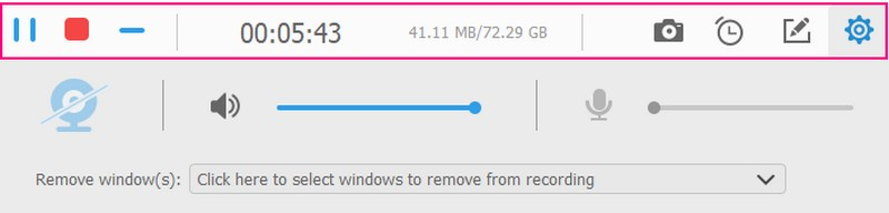 Bildschirmvideoaufnahme stoppen