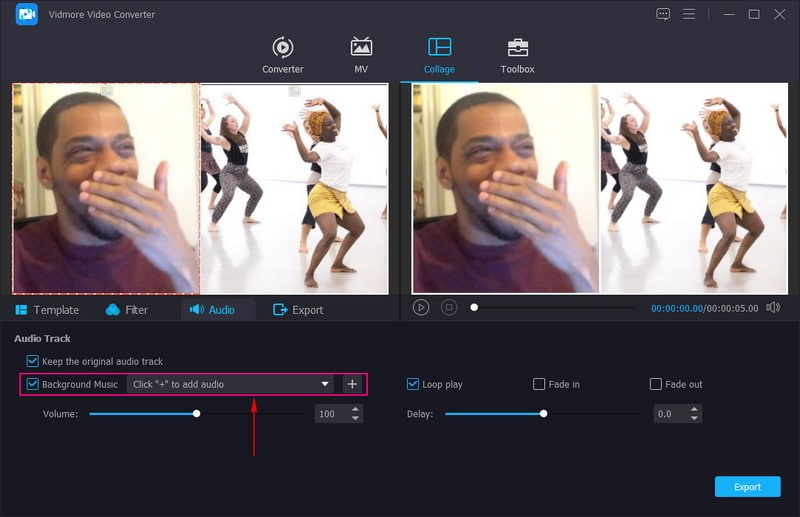 Hintergrundmusik hinzufügen
