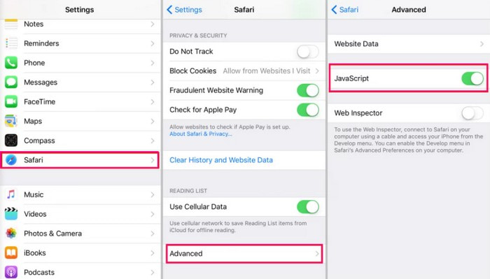 JavaScript aktivieren