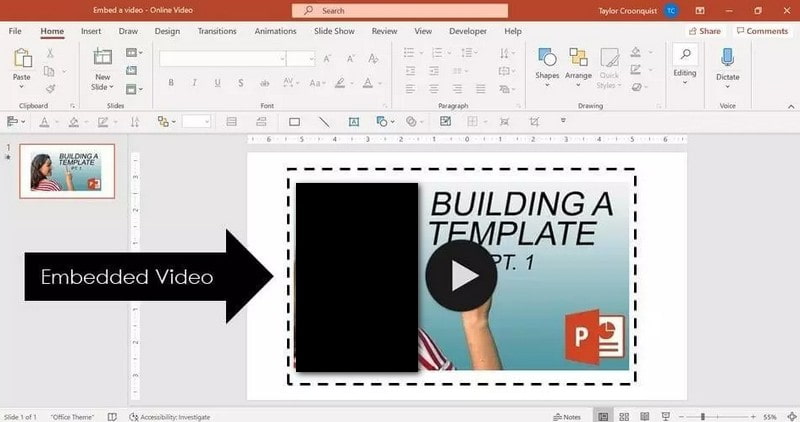Für Online: Wie man ein Video in PowerPoint abspielt