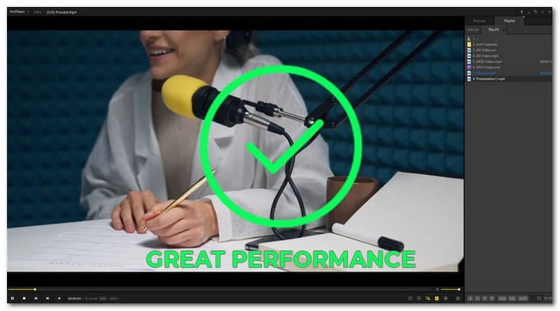 PotPlayer – Leistung