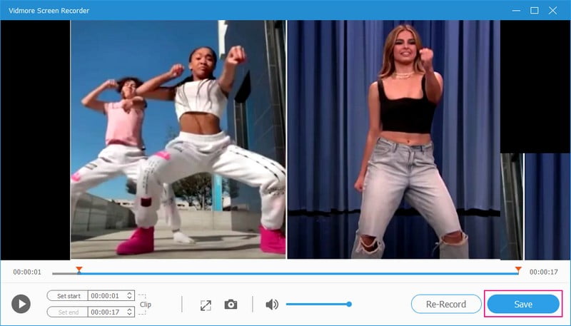 Bildschirmaufgezeichnetes TikTok-Reaktionsvideo speichern