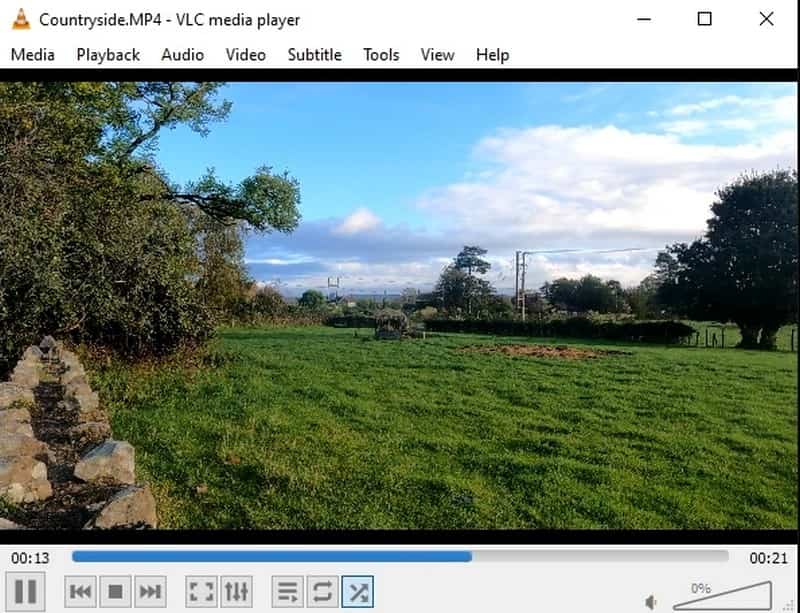 VLC Media Player GoPro-Videoplayer