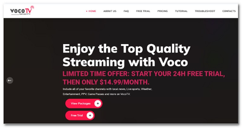 VocoTV – IPTV-Player für Roku