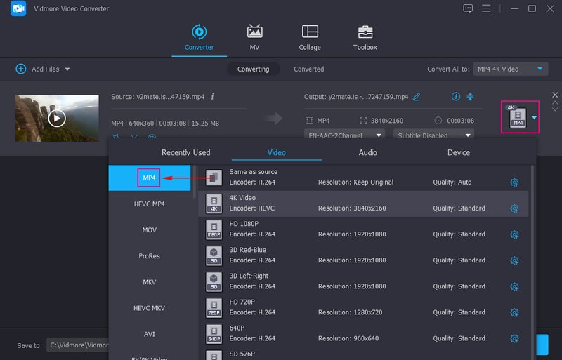 Zum Profil‑Menü gehen