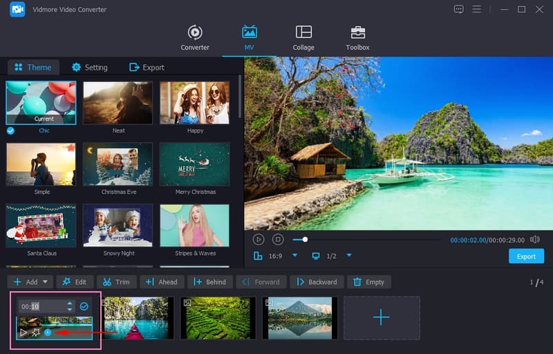 Anzeigedauer anpassen