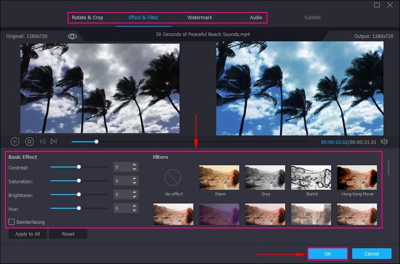 Auf die Schaltfläche „Bearbeiten“ klicken, um Bearbeitungsfunktionen aufzurufen