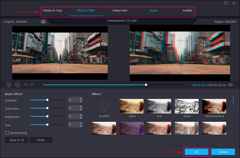 Auf die Zauberstab-Schaltfläche klicken