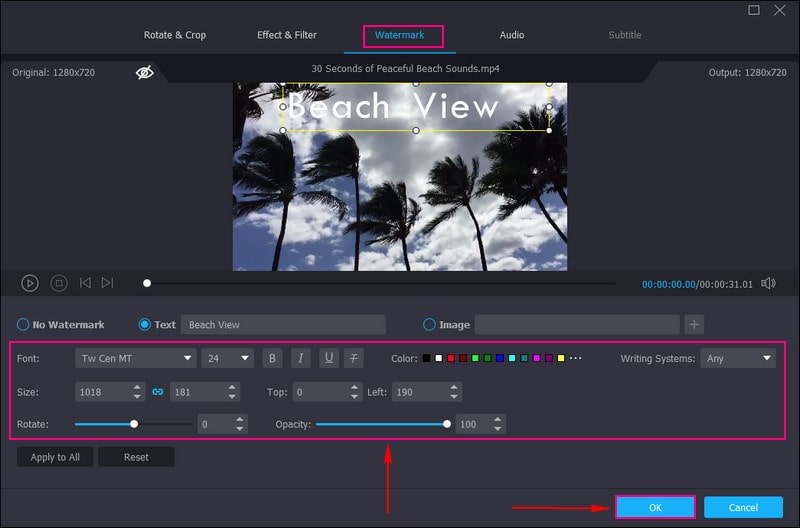 Klicken Sie auf die Zauberstab- oder Bearbeiten-Schaltfläche