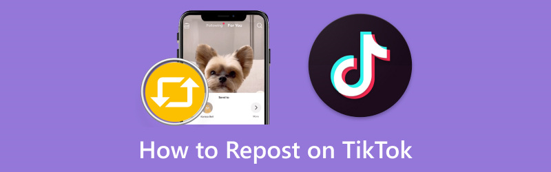Auf TikTok reposten