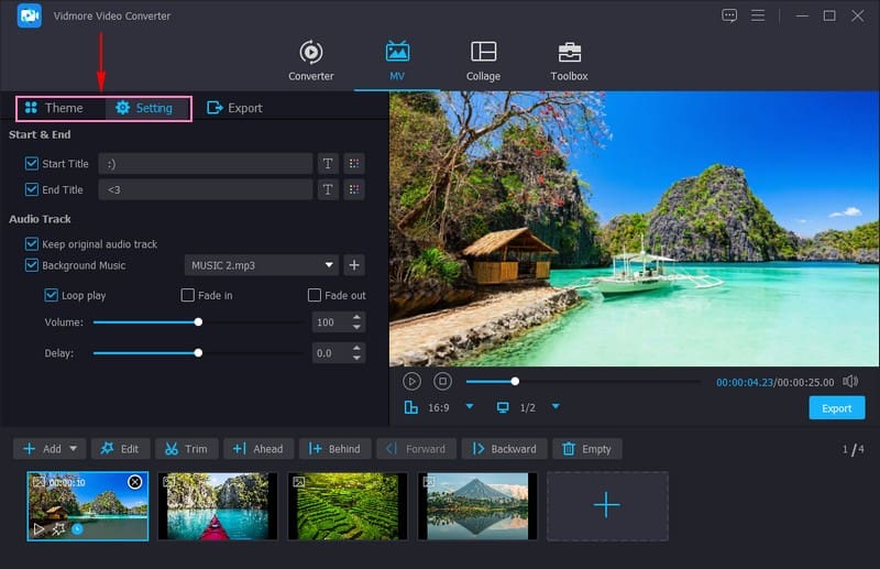 Thema für Video auswählen