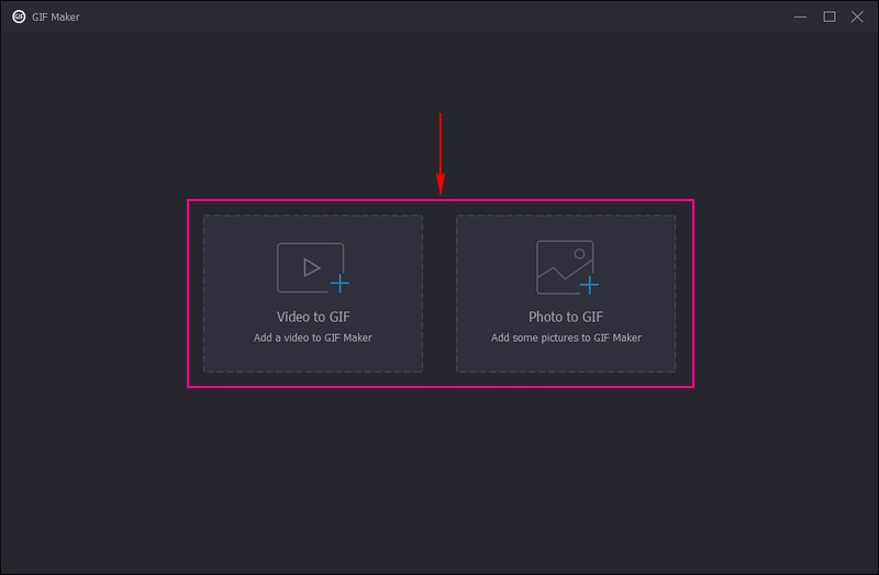 Video oder Foto zu GIF hinzufügen