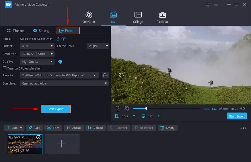Ändere die GoPro‑Videoeinstellungen