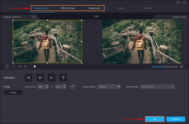 Auf die Zauberstab-Schaltfläche klicken