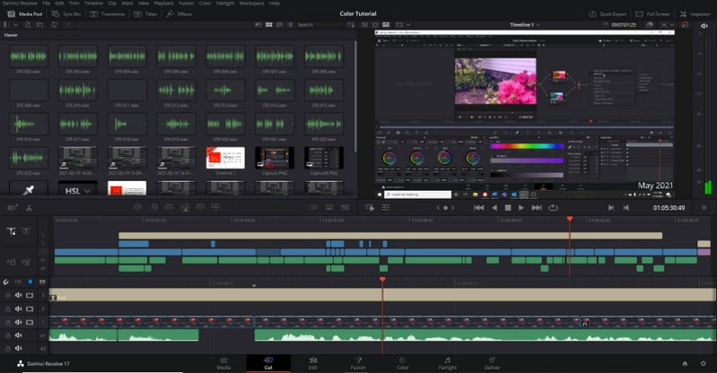 DaVinci Resolve Open-Source-Videobearbeitungsprogramme für Computer