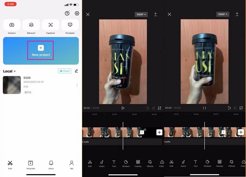 So wiederholen Sie Videos in CapCut
