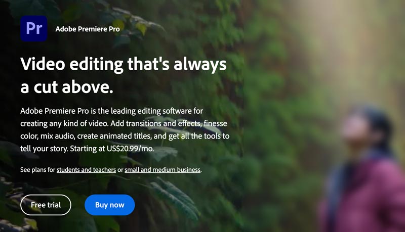 iMovie-Alternative: Adobe Premiere Pro