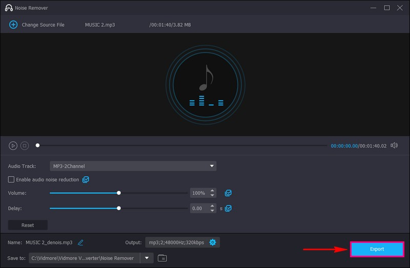 Speichern Sie Ihr Audio ohne Hintergrundgeräusche