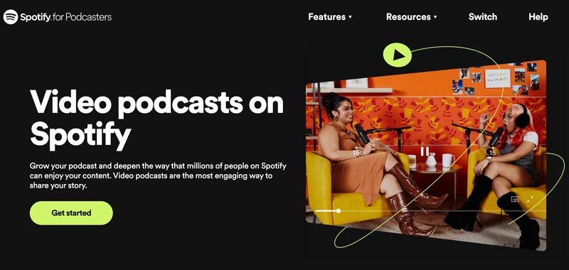 Video-Podcast-Plattform Spotify