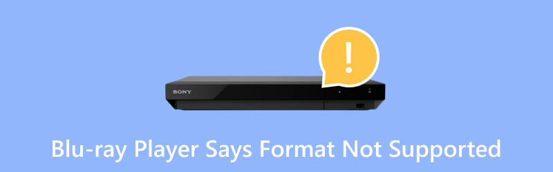 Blu‑ray‑Player meldet: Format nicht unterstützt