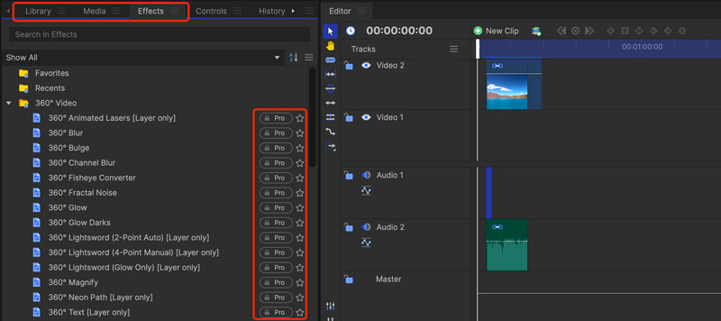 Videos mit HitFilm Express bearbeiten