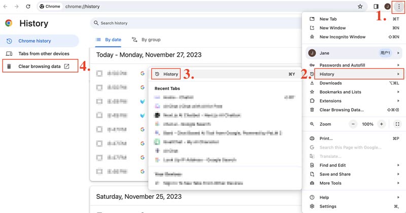 Cache in Google Chrome löschen