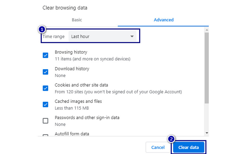 Browsercache und Cookies löschen