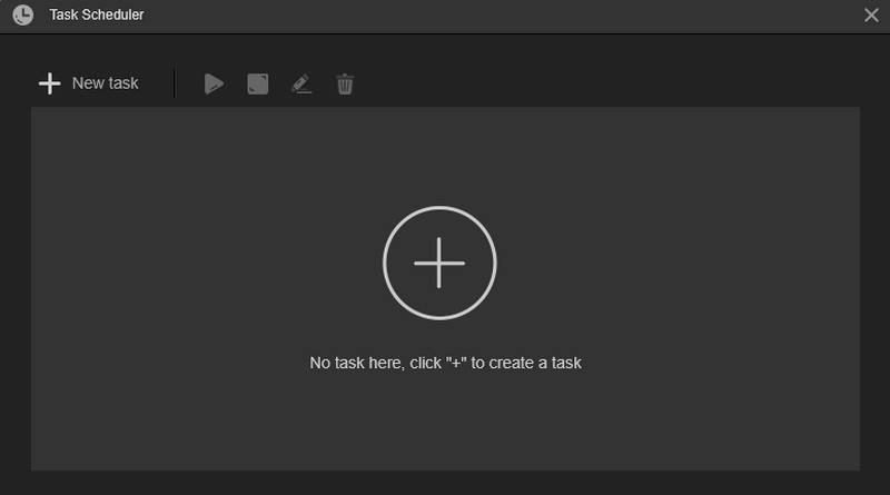 Geplante Aufgabenaufzeichnung