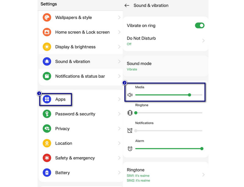 Android-Gerät stummschalten aufheben