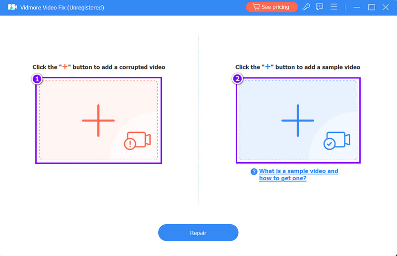 Video und Beispieldatei hochladen