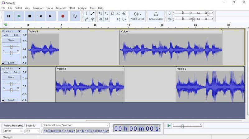 Audacity Audiokompression