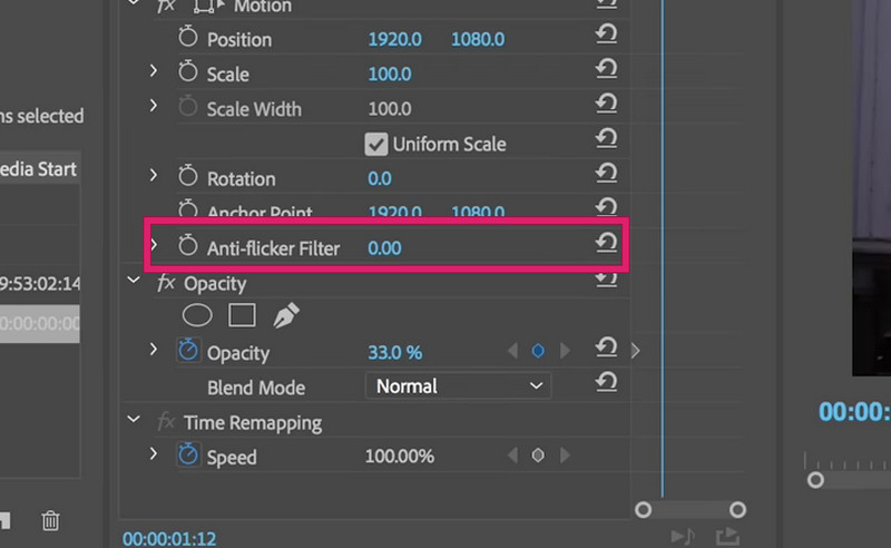 Premiere Pro – Video einstellen