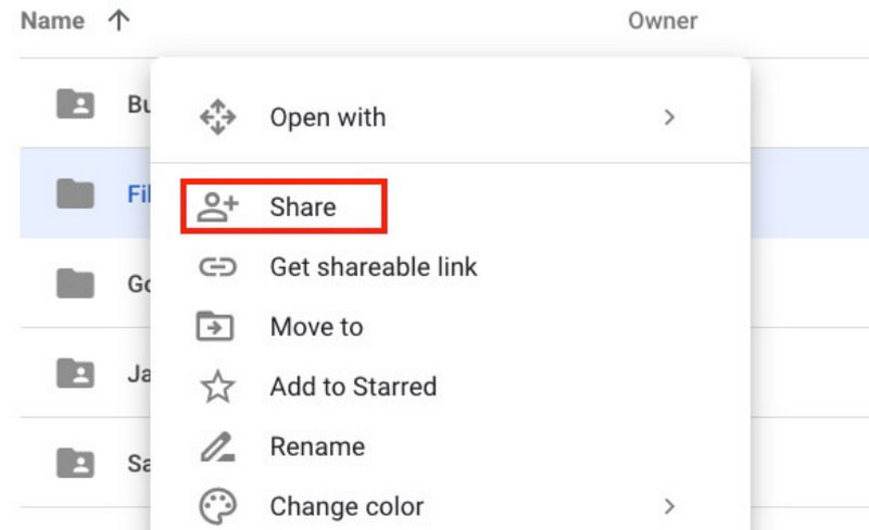 Rechtsklick Teilen Jeder mit dem Link