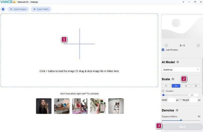 Bild mit VanceAI hochskalieren