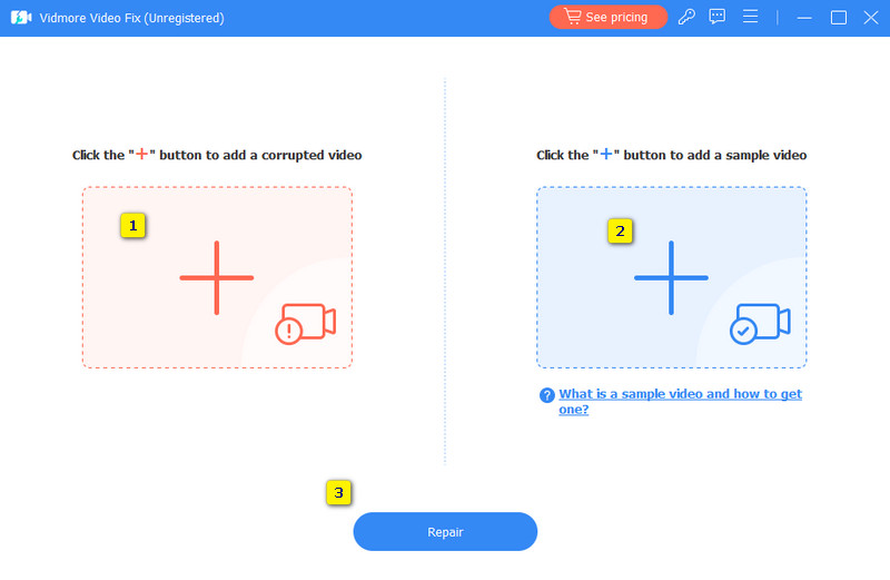 Video‑Reparaturtool Hochladen Reparieren